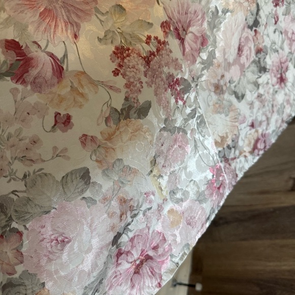 Jessica McClintock Vintage Bridal Floral Dress Sleeveless Scoop Neck Gown Sz 8 - Picture 10 of 11